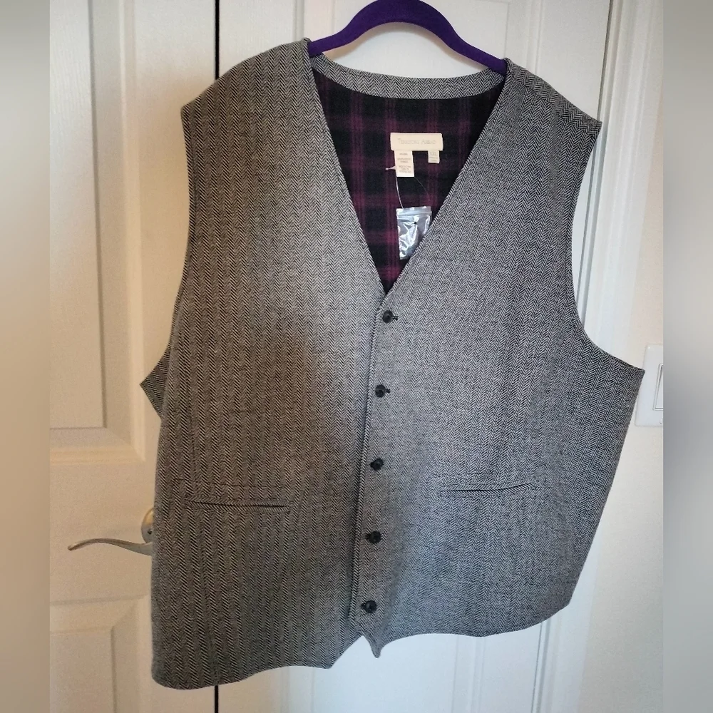 NWOT Territory Ahead Plaid Wool Blend Blazer